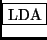 \fbox{LDA}