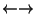 $\leftarrow\rightarrow$