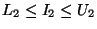 $L_2\le I_2\le U_2$