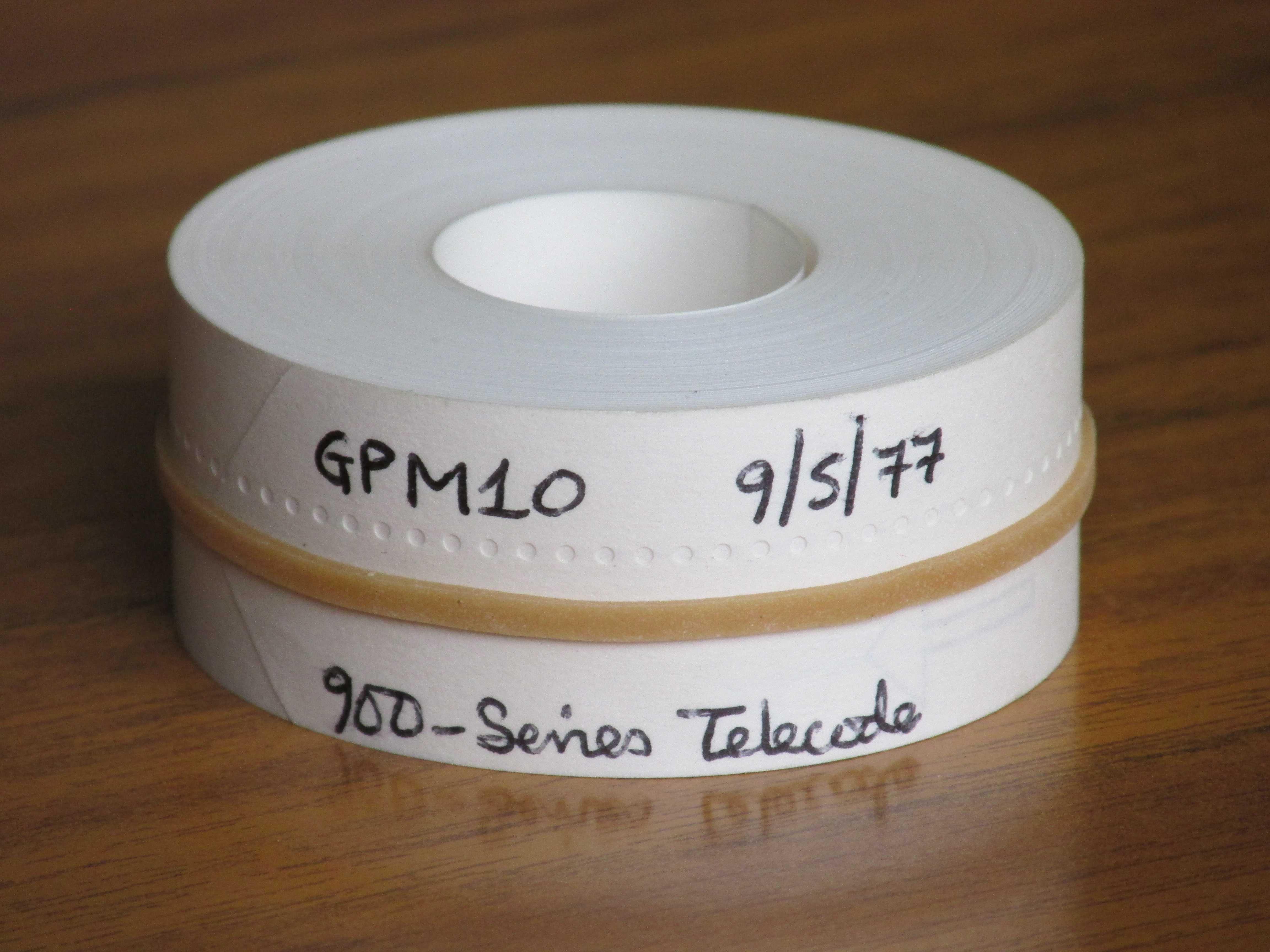 The GPM paper tape
