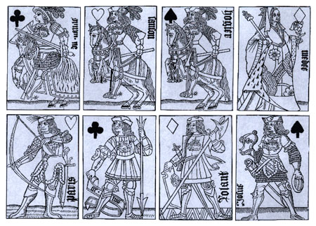 [French court cards, late 15th cent.]