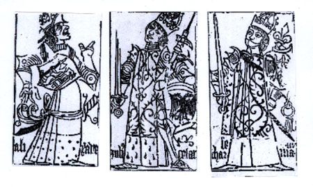 [French court cards, c.1500]