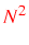 \bgroup\color{red}$N^2$\egroup