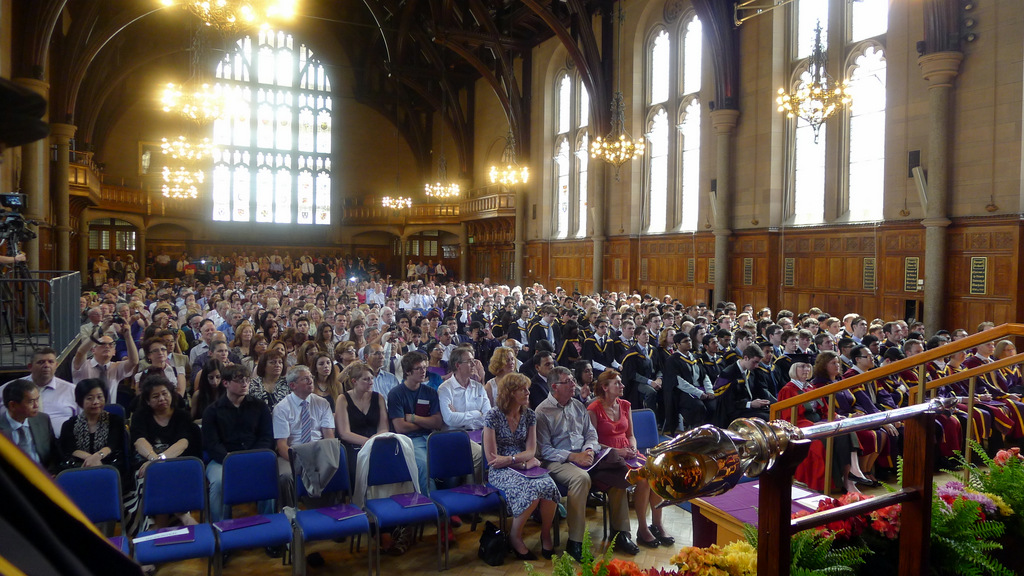 Photo: view from the Graduation platform 2013